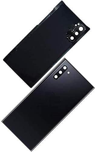 Back Glass Panel for Samsung Galaxy Note 10 + Plus N975F Aura Black with Camera Lens Module and Self Adhesive Tape - EGFix Back Glass Panel for Samsung Galaxy Note 10 + Plus N975F Aura Black with Camera Lens Module and Self Adhesive Tape - EGFix